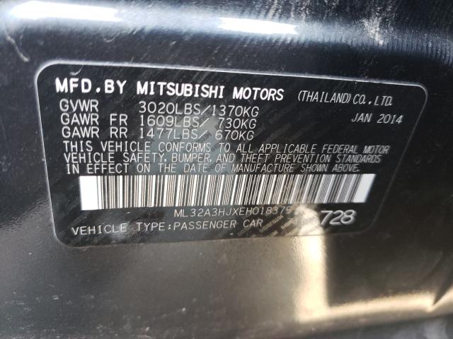2014 MITSUBISHI MIRAGE DE ML32A3HJXEH018375