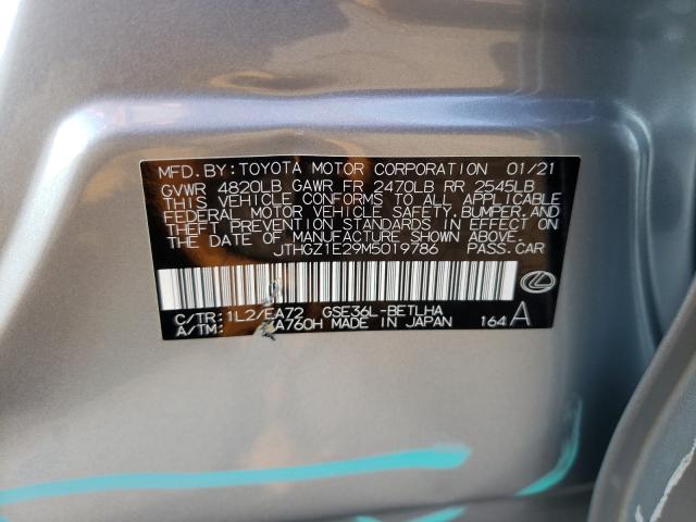 2021 LEXUS IS 350 F-S JTHGZ1E29M5019786