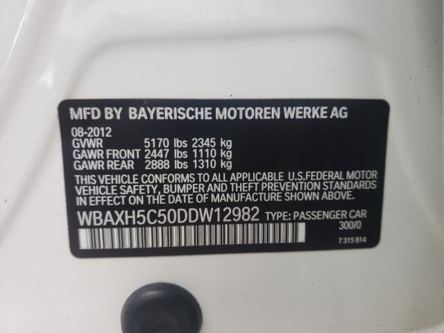 2013 BMW 528 XI WBAXH5C50DDW12982