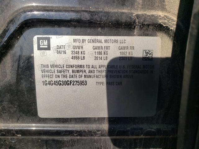 2016 BUICK LACROSSE S 1G4G45G30GF275953