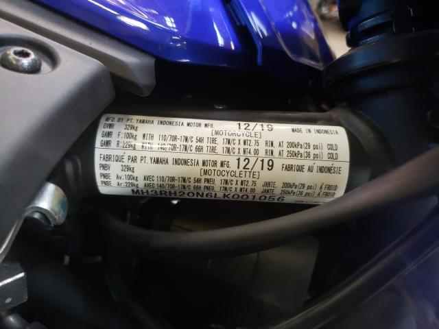 2020 YAMAHA MT-03 MH3RH20N6LK001056