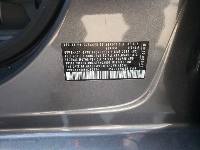 2015 VOLKSWAGEN 1171 3VWLA7AJ9FM292664