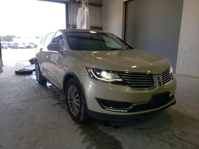 Salvage cars for sale from Copart Leroy, NY: 2016 Lincoln MKX Select