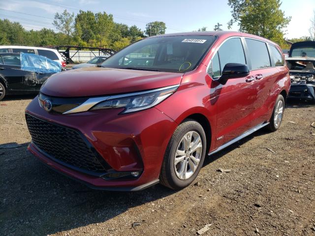 2021 TOYOTA SIENNA XSE 5TDXSKFC9MS007862