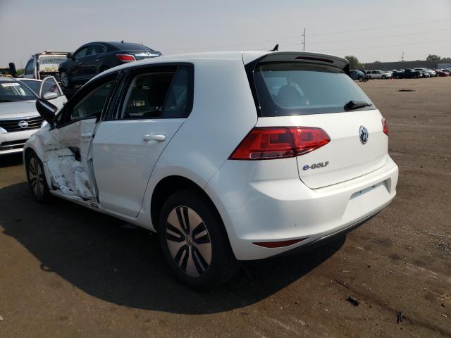 2016 VOLKSWAGEN E-GOLF SE WVWKP7AU3GW916404