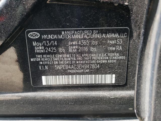 2014 HYUNDAI SONATA GLS 5NPEB4AC3EH947804