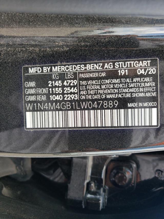 2020 MERCEDES-BENZ GLB 250 W1N4M4GB1LW047889