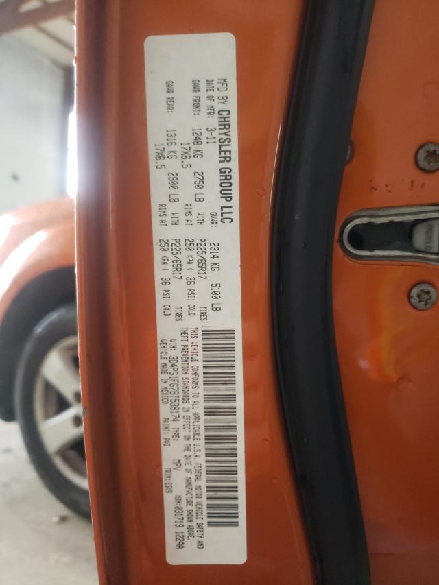 2011 DODGE JOURNEY MA 3D4PG1FG7BT538174