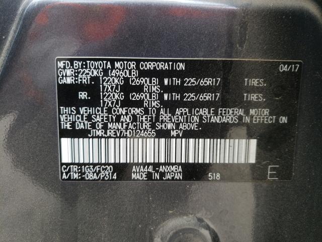 2017 TOYOTA RAV4 HV LE JTMRJREV7HD124655