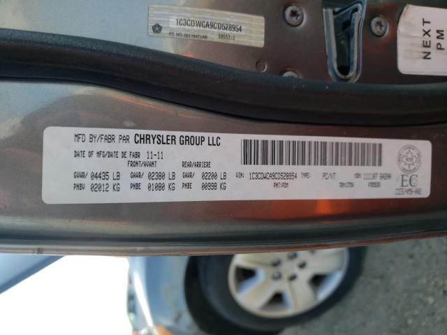 2012 DODGE CALIBER SX 1C3CDWCA9CD528954