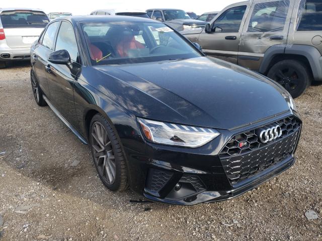 Salvage cars for sale from Copart Elgin, IL: 2021 Audi S4 Premium
