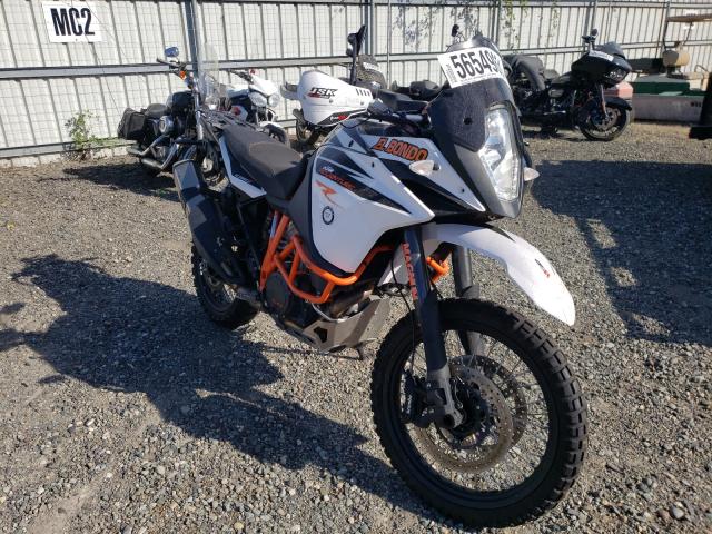 Salvage motorcycles for sale at Arlington, WA auction: 2017 KTM 1090 Adven