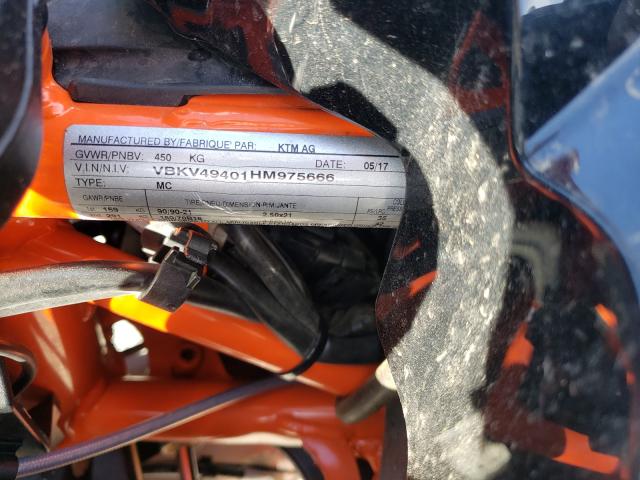 2017 KTM 1090 ADVEN VBKV49401HM975666