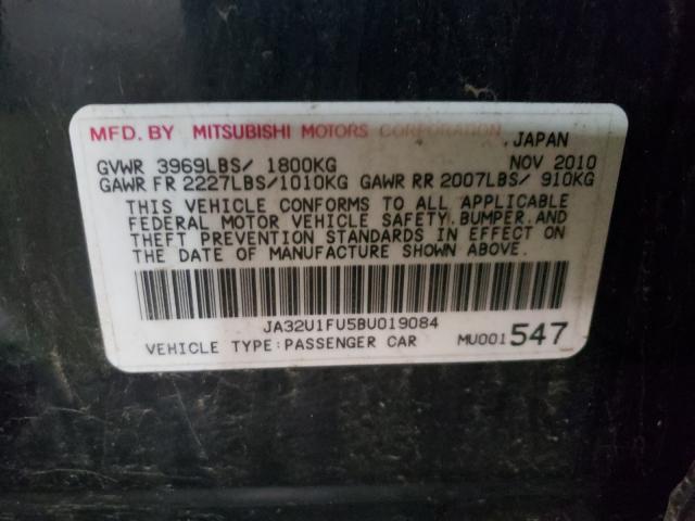 2011 MITSUBISHI LANCER DE JA32U1FU5BU019084