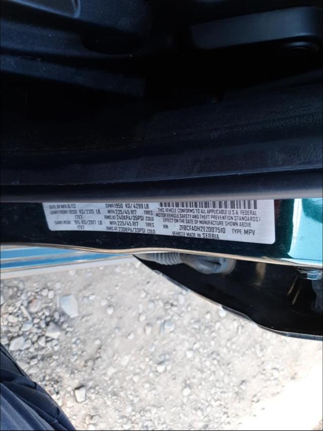 2014 FIAT 500L TREKK ZFBCFADH2EZ007510
