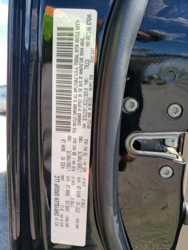 2012 DODGE RAM 2500 L 3C6UD5FL9CG116910