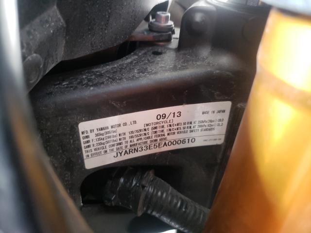 2014 YAMAHA FZ09 JYARN33E5EA000610