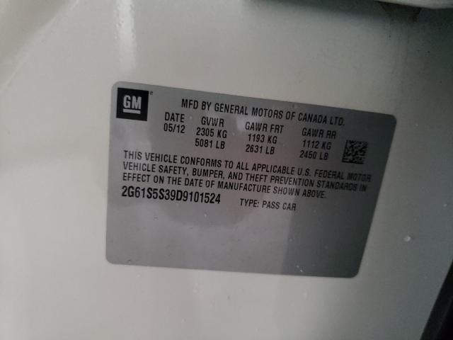 2013 CADILLAC XTS PREMIU 2G61S5S39D9101524