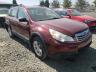 2011 SUBARU  OUTBACK