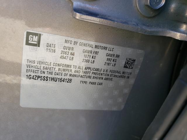 2017 BUICK LACROSSE E 1G4ZP5SS1HU164128