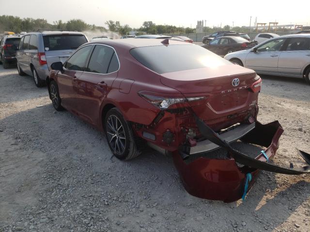 2021 TOYOTA CAMRY XLE 4T1F31AK3MU554862