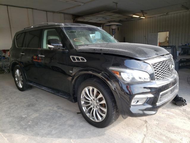 Salvage cars for sale at Madisonville, TN auction: 2015 Infiniti QX80