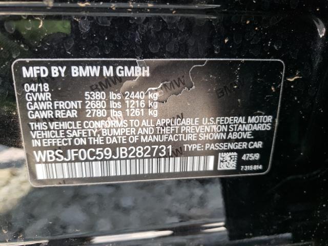 2018 BMW M5 WBSJF0C59JB282731