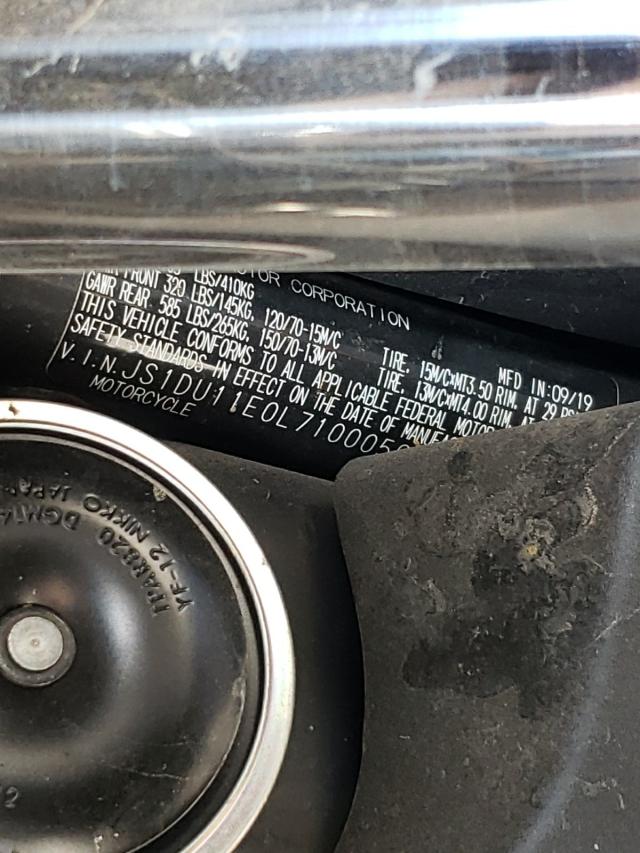2020 SUZUKI AN400 A JS1DU11E0L7100059