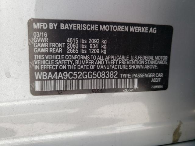 2016 BMW 428 I GRAN WBA4A9C52GG508382
