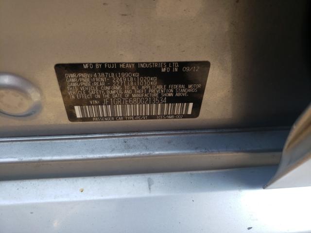 2013 SUBARU IMPREZA WR JF1GR7E68DG213534
