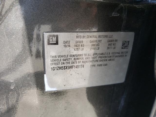 2017 CHEVROLET MALIBU PRE 1G1ZH5SX9HF145174