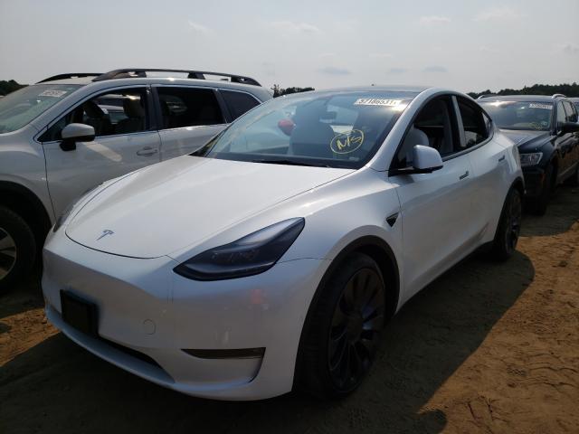 2021 TESLA MODEL Y 5YJYGDEF1MF178610