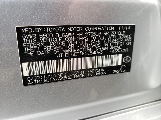 2015 LEXUS LS 460L JTHGL5EF1F5054093