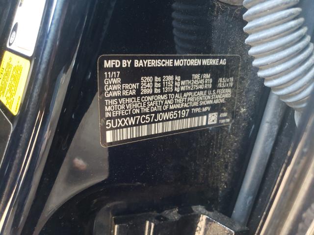 2018 BMW X4 XDRIVEM 5UXXW7C57J0W65197