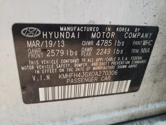 2013 HYUNDAI AZERA GLS KMHFH4JGXDA270306