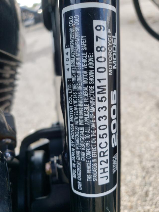 2005 HONDA VT750 CA JH2RC50335M100879
