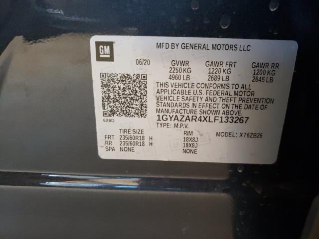 2020 CADILLAC XT4 LUXURY 1GYAZAR4XLF133267