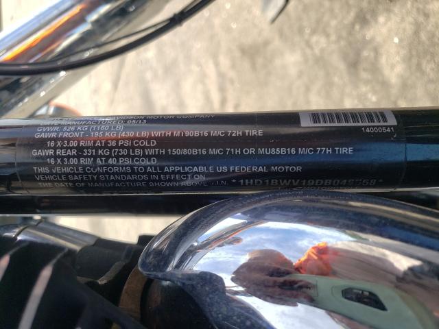 2013 HARLEY-DAVIDSON FLSTC HERI 1HD1BWV19DB048558