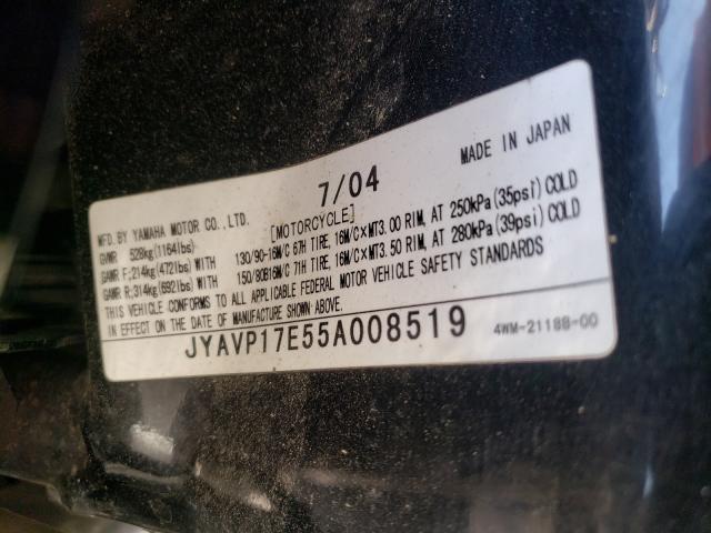 2005 YAMAHA XV1700 A JYAVP17E55A008519