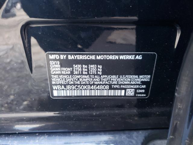 2019 BMW M550XI WBAJB9C50KB464808