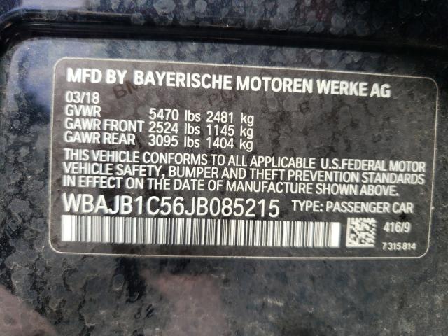 2018 BMW 530XE WBAJB1C56JB085215