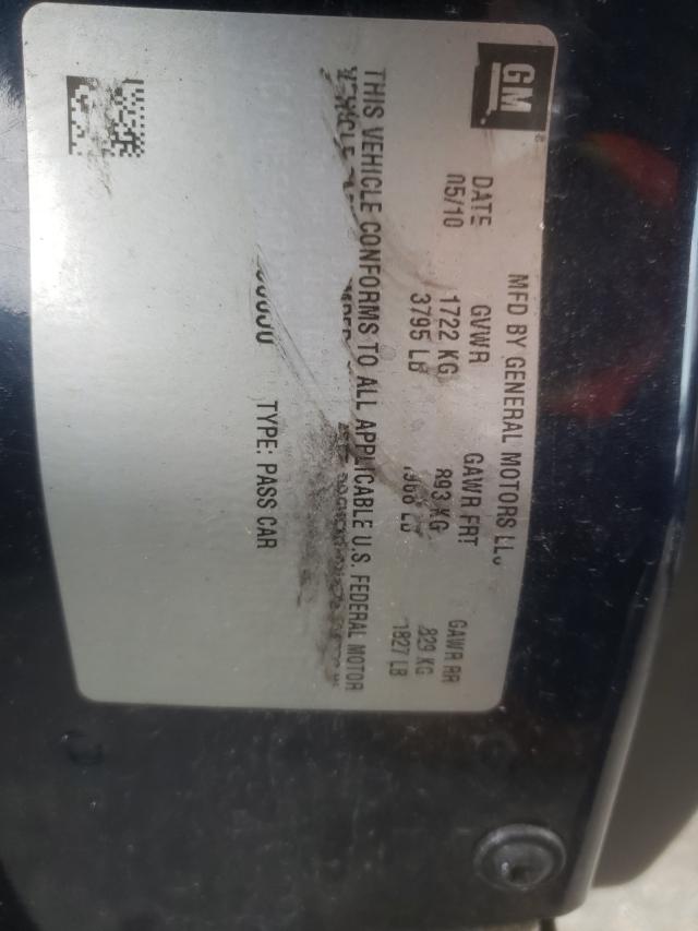 2010 CHEVROLET COBALT 1LT 1G1AD5F59A7230050