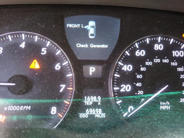 2010 LEXUS LS 460L JTHGL5EFXA5040346