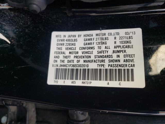 2014 ACURA RLX JH4KC1F36EC002010