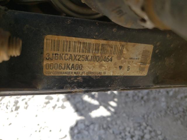 2019 CAN-AM COMMANDER 3JBKCAX25KJ000464