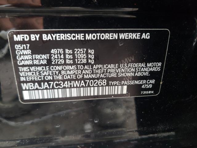 2017 BMW 530 XI WBAJA7C34HWA70268