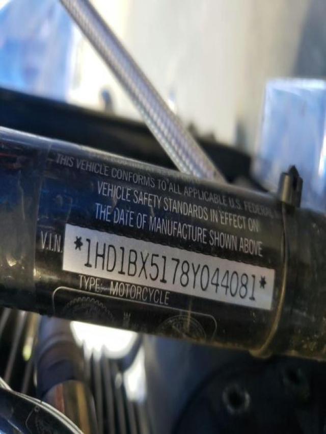 2008 HARLEY-DAVIDSON FLSTF 1HD1BX5178Y044081