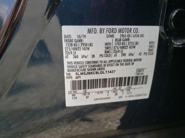 2020 LINCOLN AVIATOR BL 5LM5J9XC9LGL11437