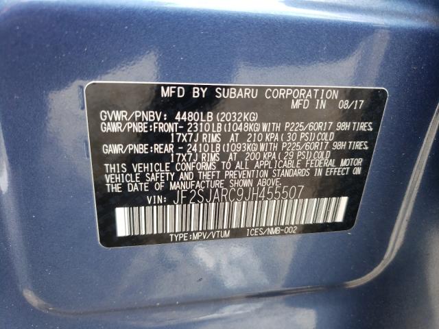 JF2SJARC9JH455507 Subaru Forester 2 2018. Фото: 9