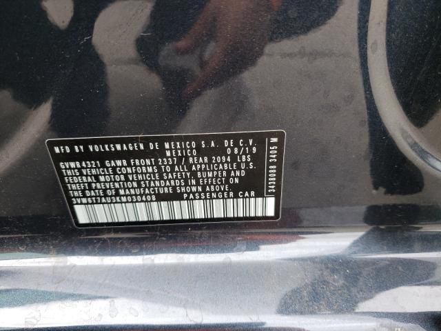 2019 VOLKSWAGEN GTI S 3VW6T7AU3KM030408